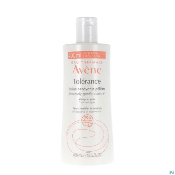 Avene Tolerance Lotion Nettoyante Gelif. 400ml