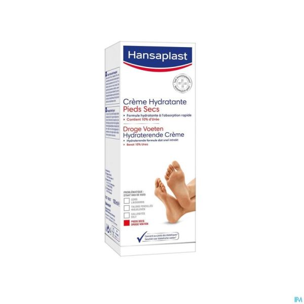 Hansaplast Creme Hydratante Pieds Secs 100ml