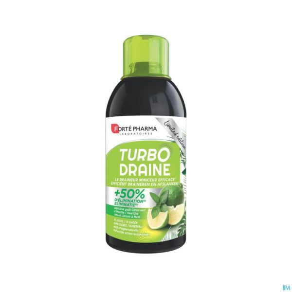 Turbodraine Menthe Citron Vert 500ml