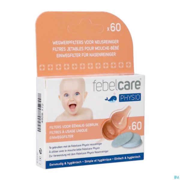 Febelcare Physio 60 Filtres Mouche Bebe
