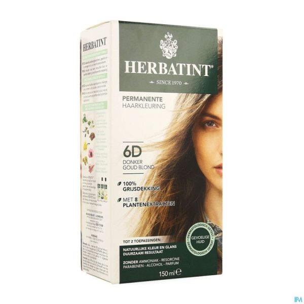 Herbatint Blond Fonce Dore 6d 150ml
