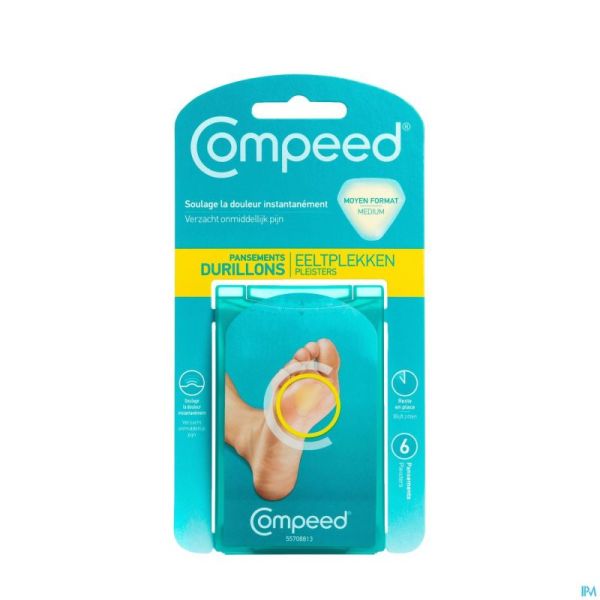 Compeed Pansement Durillons Pieds Medium 6
