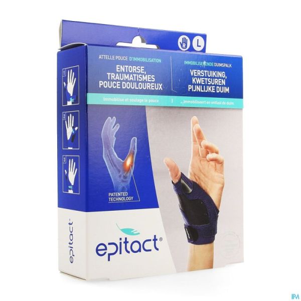 Epitact Attelle Pouce Immobilisation Droite l