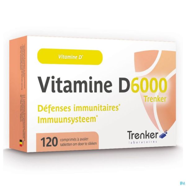 Vitamine D6000 Trenker Comp 120