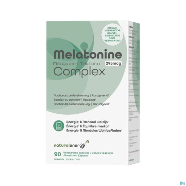 Melatonine Complex 295mcg V-caps 90 Natural Energy