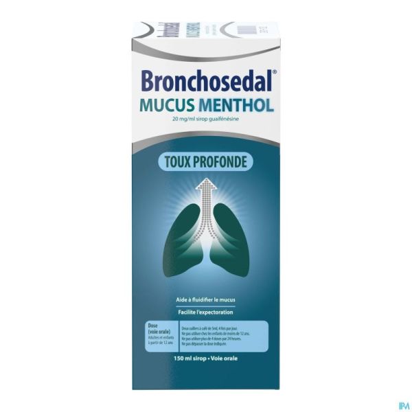 Bronchosedal Mucus Menthol 150ml 20mg/ml