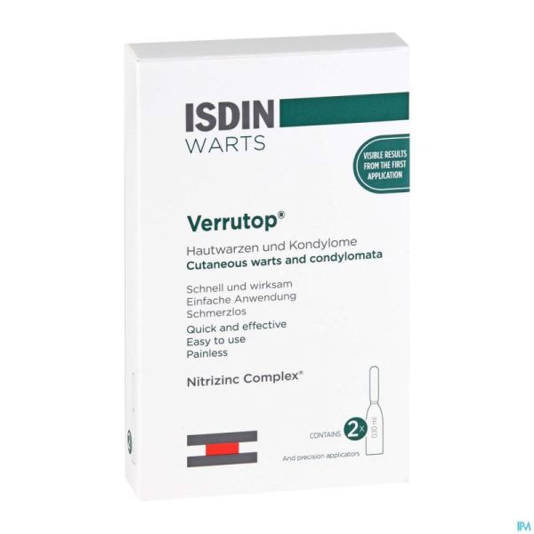 Isdin Verrutop Warts Solution Amp 4x0,1ml