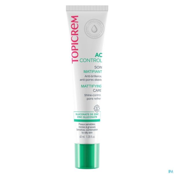 Topicrem Ac Fluide Matifiant Tube 40ml