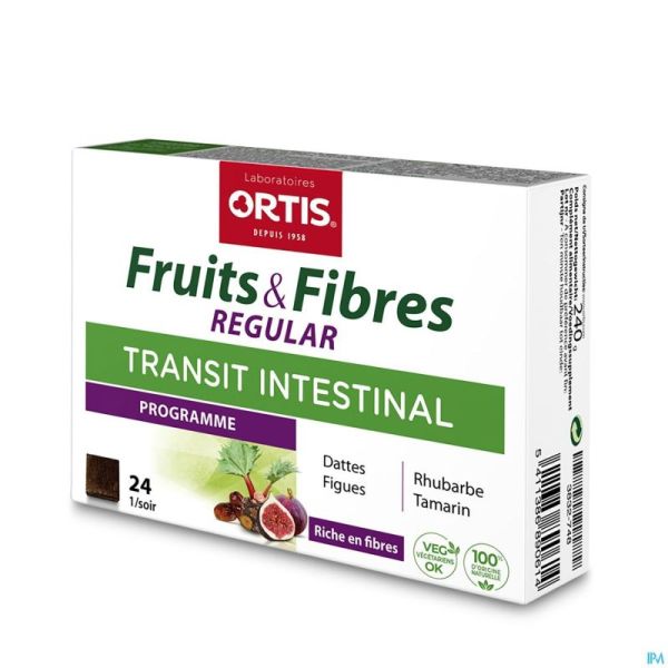 Ortis Fruits & Fibres Regular Cubes 24