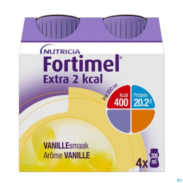 Fortimel Extra 2kcal Vanille 4x200ml