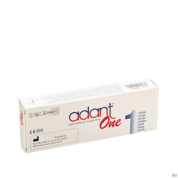 Adant One Seringue Prerempli Ster Jetable 1