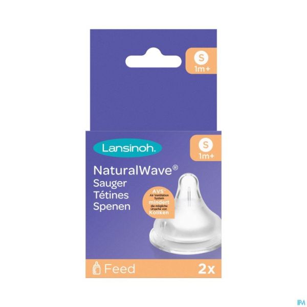 Lansinoh Natural Wave Tetine Slow 2
