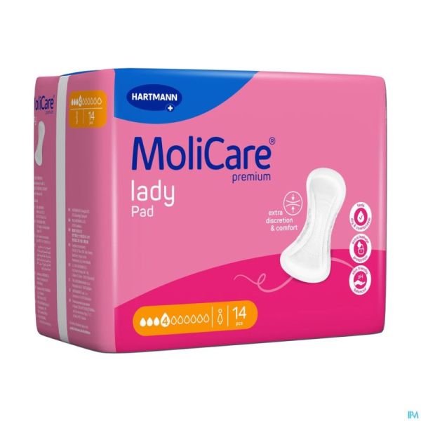 Molicare Premium Lady Pad 4 Drops 43x16cm 12