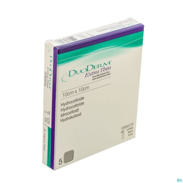 Duoderm Extra Mince Pans Hydro 10cmx10cm 5 H7954