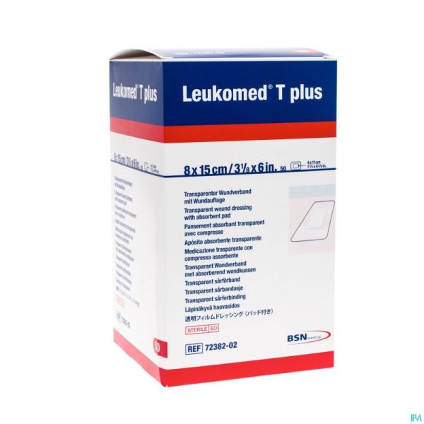 Leukomed T Plus Pans Steril 8,0cmx15cm 50 7238202
