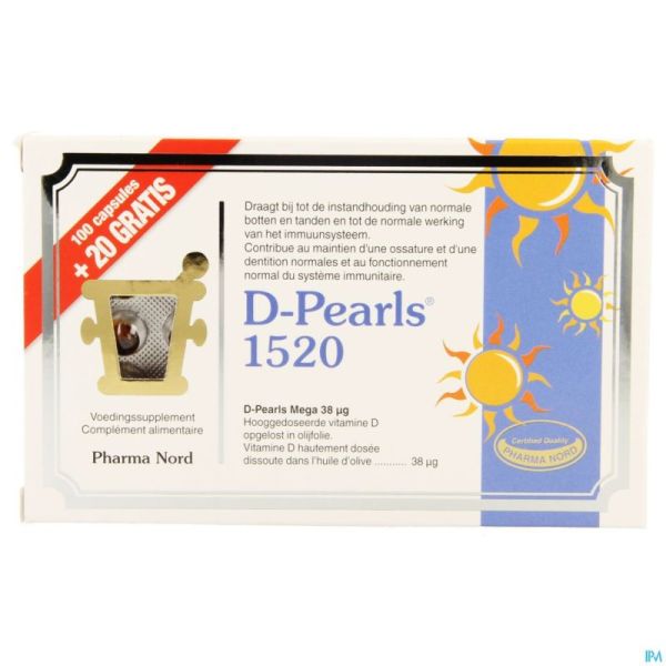 D-pearls 1520 Caps 100+20 Promo