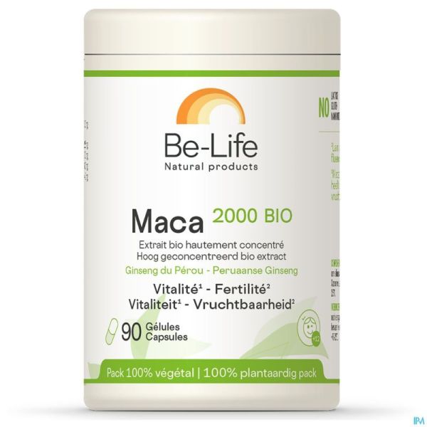Maca 2000 Bio Be Life Pot Caps 90