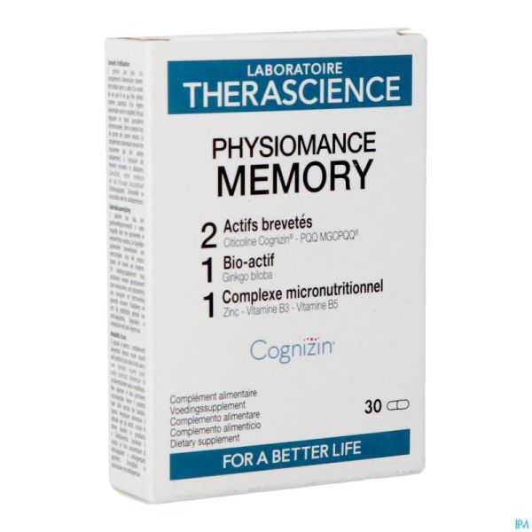 Memory Caps 30 Physiomance Phy386b
