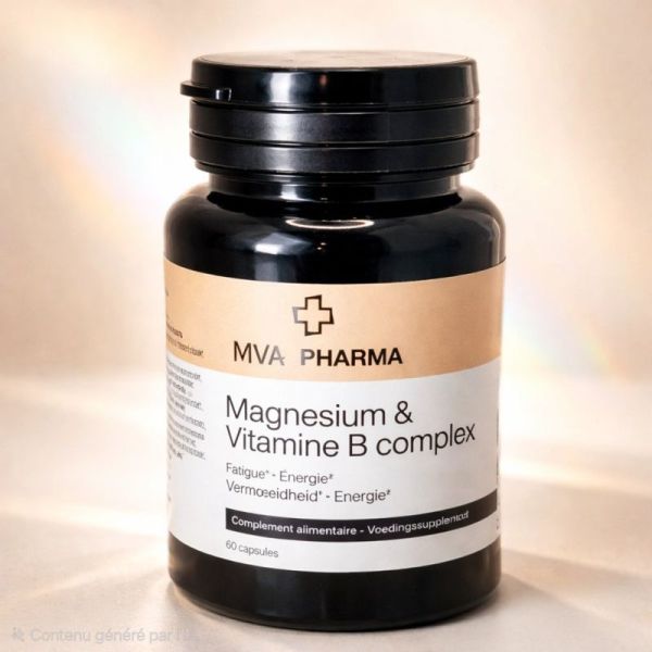 MVA magnesium vitamine B complex maison 60  capsules