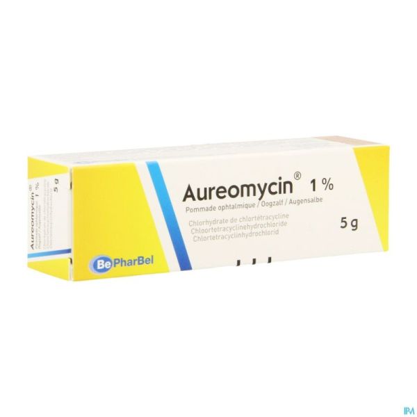Aureomycine Ung Opht 1 X 5g 1%
