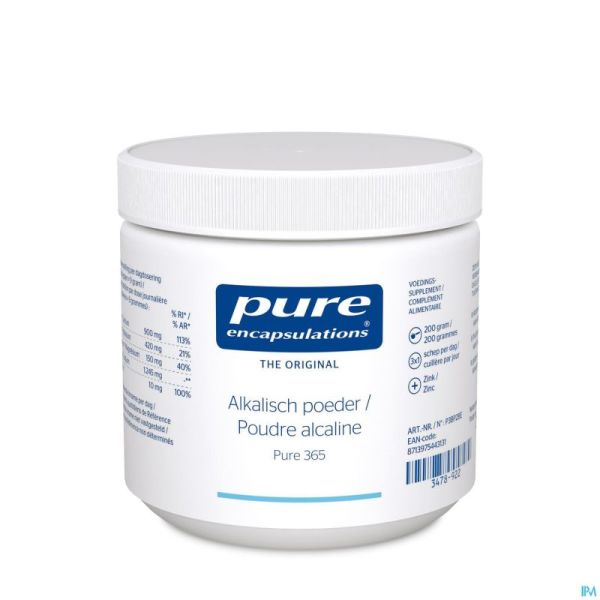 Pure Encapsulations Poudre Alcaline 200g