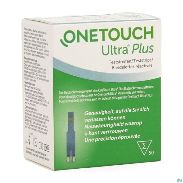 OneTouch Ultra Plus Bandelettes (50)