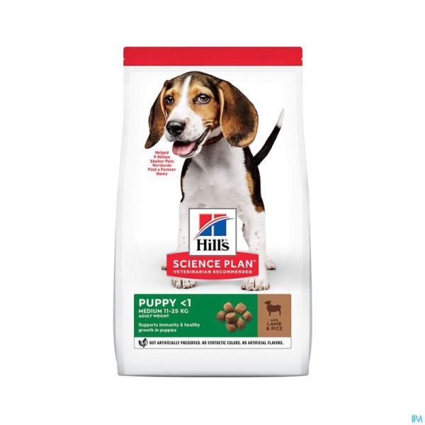 Science Plan Canine Puppy Medium Lamb&rice 14kg