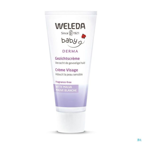 Weleda Sensitive Cr Visage Mauve Blanche 50ml Nf