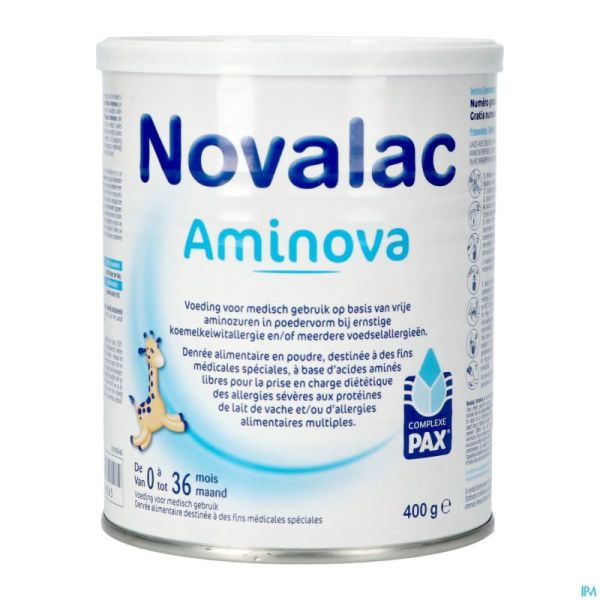 Novalac Aminova 0-36m Pdr 400g Nf
