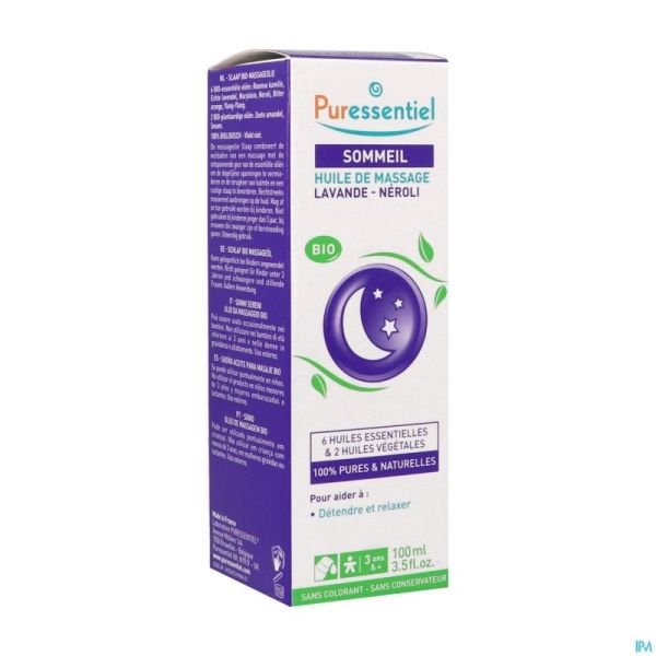 Puressentiel Massage Hle Lavande-neroli Bio 100ml