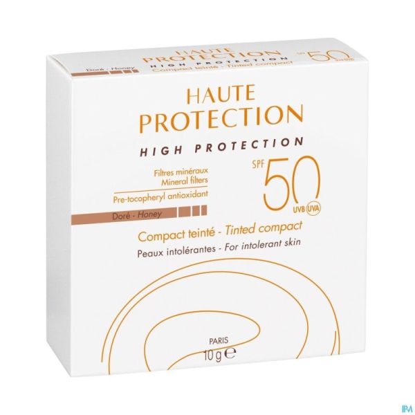 Avene Sol Compact Teinte Spf50+ Dore 10g
