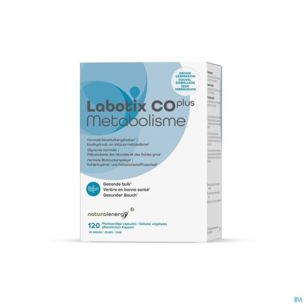 Natural Energy Labotix Co Pl Metabolisme Caps 120