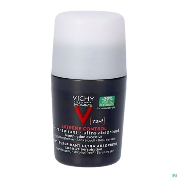 Vichy Homme Deo Controle Extreme 72h Bille 50ml