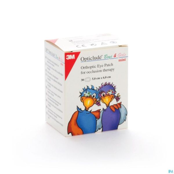 Opticlude 3m Boys&girls Mini Pans Ocul. 30 2537pe