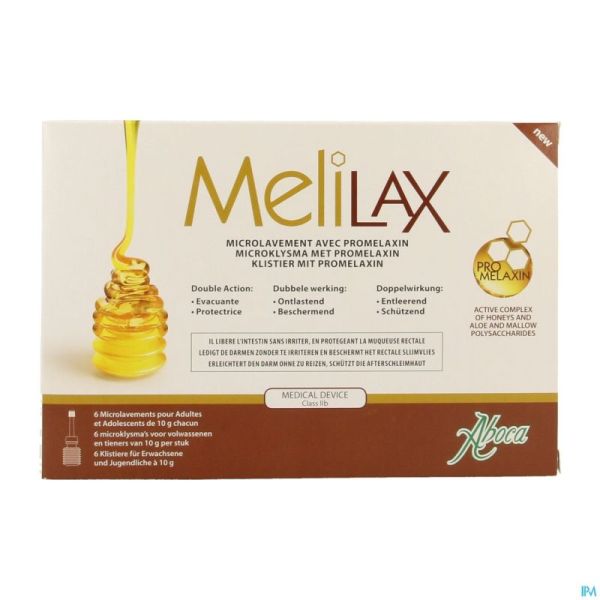 Melilax Microlavement 6x10g Aboca