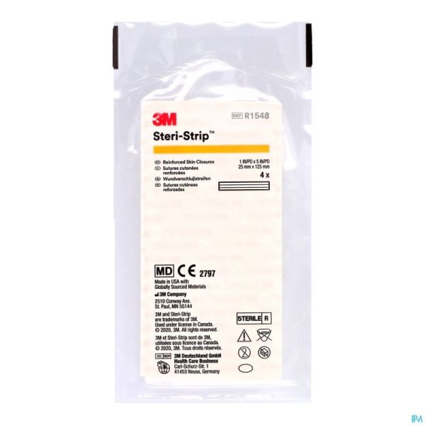 Steri-strip 3m Steril 22,0x135mm 1x4 R1548