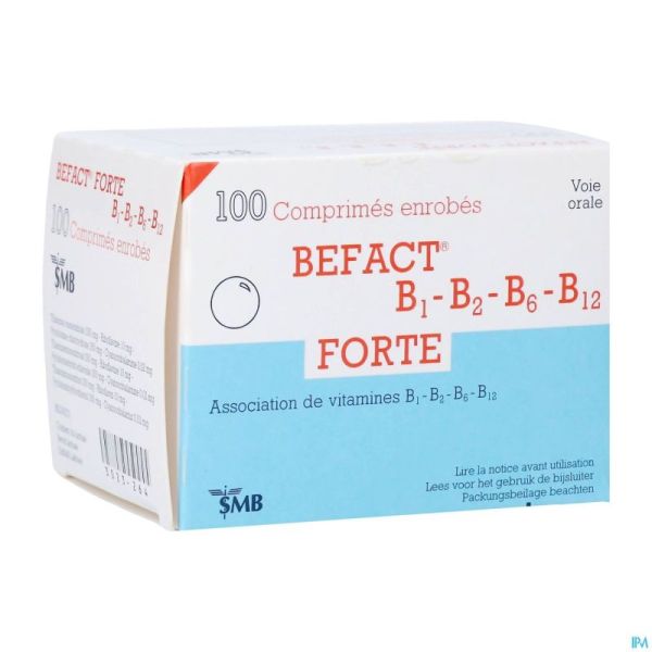Befact Forte B1-B2-B6-B12 compr. enr. 100 (100 x 1) UD