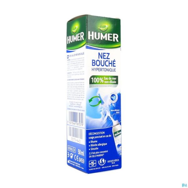 Humer Spray Hypertonique Adulte 50ml