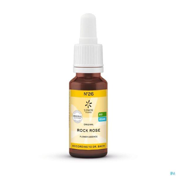 Fleurs de Bach Bio N°26 Rock Rose 20ml
