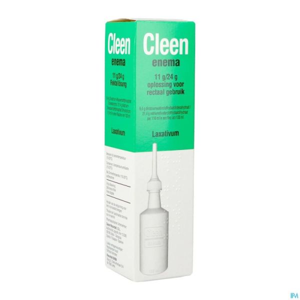 Cleen enema 11g/24g sol rectale fl 133ml