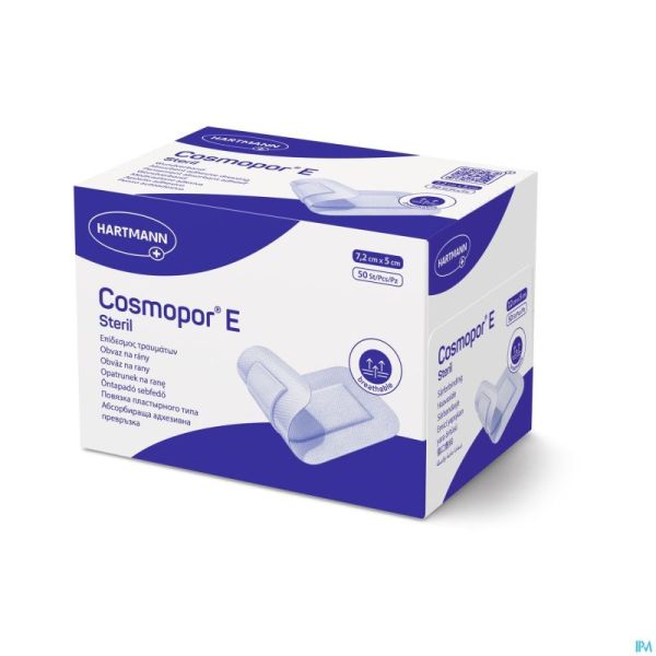 Cosmopor E Latexfree 7,2x5cm 50 P/s