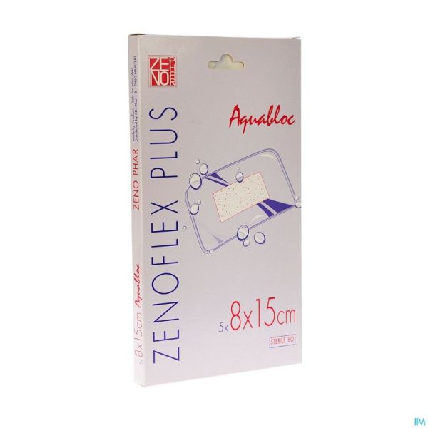 Zenoflex Plus 8x15cm 5 Pansement Steril Wtp
