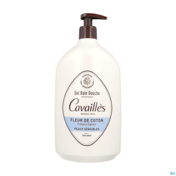 Roge Cavailles Gel Bain Douche Surgr. Fl. Coton 1l