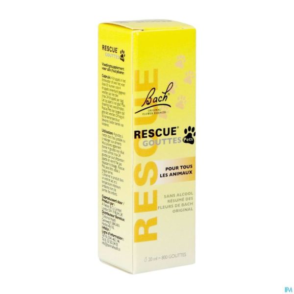 Bach Rescue Pets Goutte 20ml