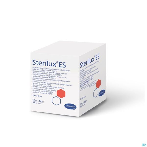 Sterilux Es 5x5cm 8pl.nst. 100 P/s
