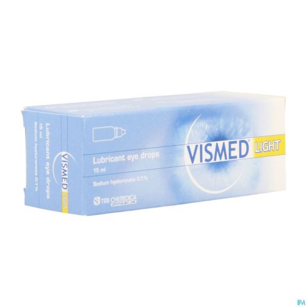 Vismed Light Lubrifiant Oculaire 0,1% 15ml