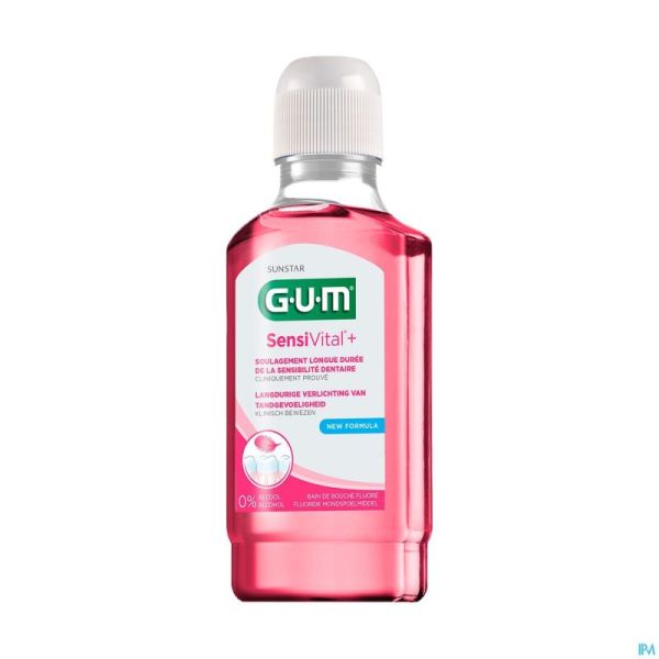 Gum Sensivital + Bain Bouche Fluore 300ml 6081