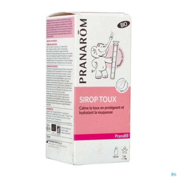 Pranarom Pranabb Bio Sirop Gorge Toux Seche 100ml