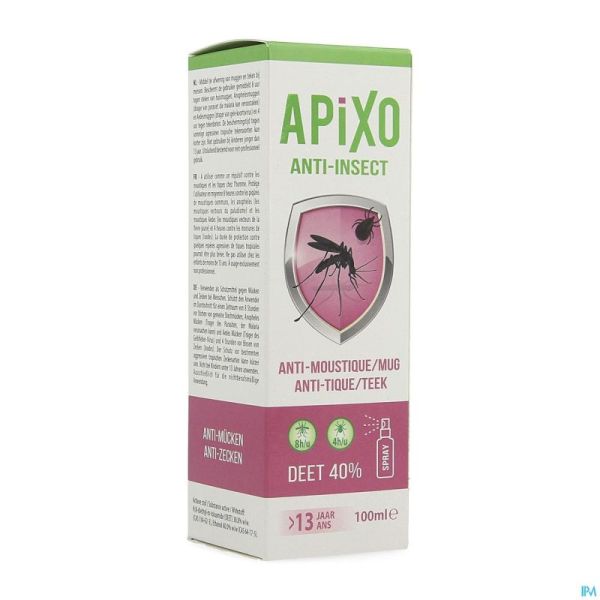 Apixo A/insect Deet 40% Spray 100ml