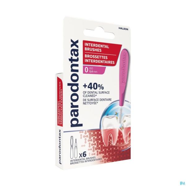 Parodontax Brossettes Interdentaires 0,4mm 6